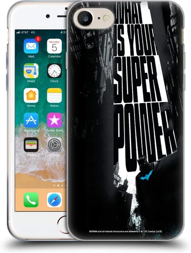 Vista 99 de Head Case Designs Officially Licensed Batman DC Comics Alter Ego Bats Duality Gel Case [Military Grade Protection] Compatible with Apple iPhone 7