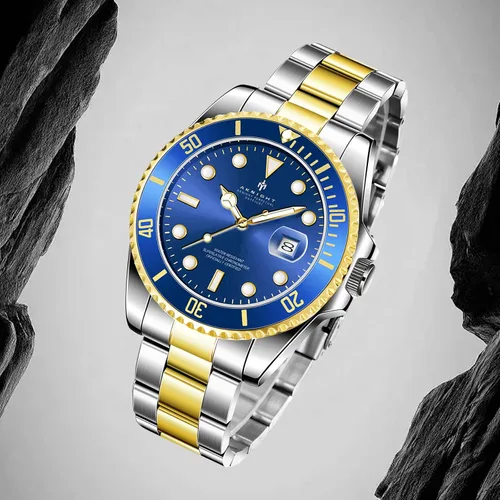 Vista 8 de BENYAR Mens Watches, Waterproof Chronograph Analog Quartz Movement Men's Wrist Watch, Fashion Business Easy Read Luminous Watches for Men with