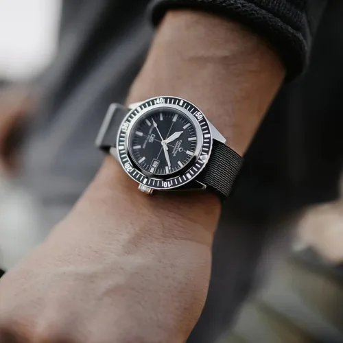 Vista 5 de Certina, Reloj DS SUPER PH500M, acero inoxidable, automático suizo, para buceo, C0374071805000 para hombre, Negro -, Moderno