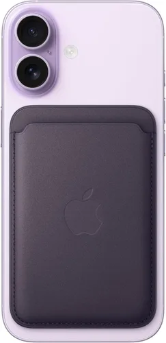 Vista 3 de Cartera Apple iPhone FineWoven con MagSafe – Negro