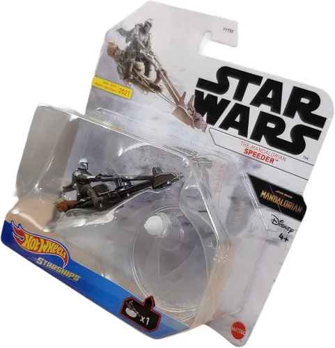 Vista 4 de Hot Wheels Starships - The Mandalorian Speeder