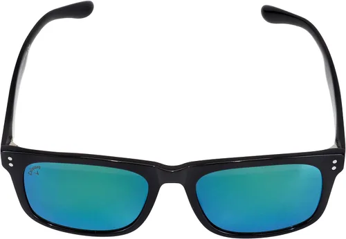 Vista 2 de Callaway Gafas de sol Atlas Golf para hombre, color negro con lente azul