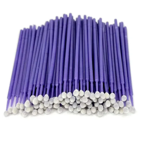 Vista 10 de Micro aplicador desechable Micro cepillo para maquillaje, extensiones de pestañas, pestañas y rímel aplicación para cuidado personal
