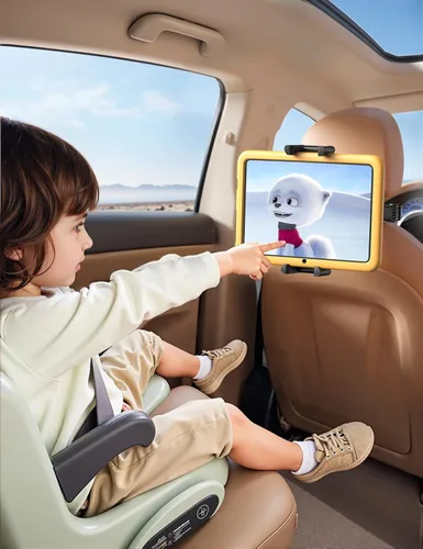 Vista 7 de Aomiker Soporte para iPad para reposacabezas de automóvil, brazo con bloqueo de aluminio, soporte universal para tablet con clip ancho plegable