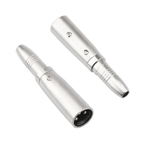 Vista 9 de Adaptador TS mono a XLR de 1/4 de pulgada, conector de audio desequilibrado macho XLR a 0.250 in de cuarto de pulgada compatible con estéreo