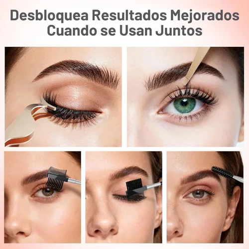 Vista 7 de Kaasage Rizador de pestañas para elevar y rizar, herramienta profesional de maquillaje de acero inoxidable con mango ergonómico y 6 almohadillas