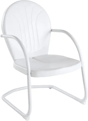 Vista 20 de Crosley Furniture CO1001A-AQ Griffith - Silla retro de exterior, de metal