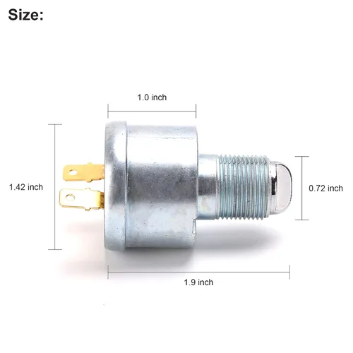 Vista 5 de 10L0L Interruptor de llave de encendido para carrito de golf EZGO Electric Golf Cart 17421G1, 2 terminales