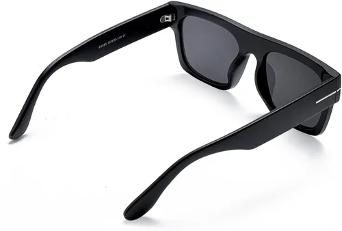 Vista 2 de NIDOVIX Gafas de sol cuadradas clásicas vintage para hombres y mujeres marco grande retro de los años 70 protección UV400