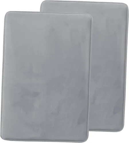 Vista 67 de Clara Clark Alfombra de Baño 24" x 17" - Alfombras de Baño, Tapete de Baño de Espuma Viscoelástica, Afelpado, Acogedor, Ultra Suave, Antideslizante