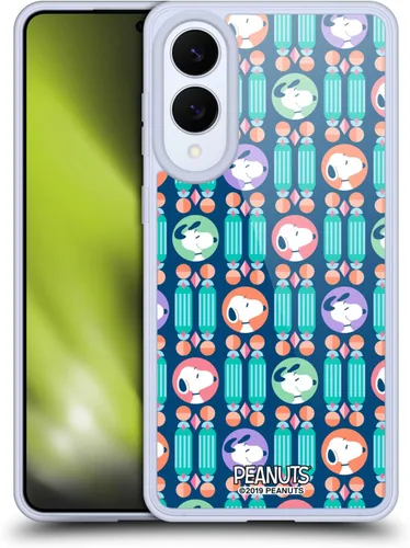 Vista 175 de Head Case Designs Snoopy Deco Dreams - Funda de gel con licencia oficial de Peanuts Blue Pattern [protección de grado militar] compatible con Google