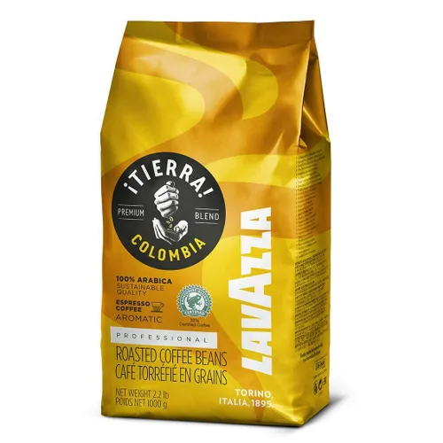Vista 8 de Lavazza ¡TIERRA! Colombia 100% Arábica - Café filtrado auténtico italiano, mezclado y tostado en Italia, aroma afrutado con un cuerpo equilibrado