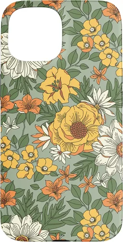 Vista 6 de Yellow Wildflower Summer Flowers Botanical Graphic Floral Case for iPhone 16
