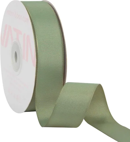 Vista 131 de VATIN Cinta de Grogrén Negra, 1-1/2" x 50 Yardas Continuas, Cinta de Grogrén de Poliéster Negra, Usar para Lazos de Bricolaje, Accesorios