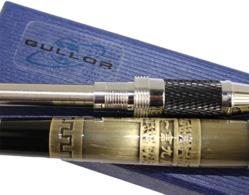Vista 2 de Gullor Bolígrafo Rollerball avanzado Jinhao 189 Noblest Cinnamon Great Wall Pen