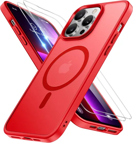 Vista 93 de Miracase Funda diseñada para iPhone SE 2022/SE 2020/7/8, funda multicolor de silicona a prueba de golpes (rojo)