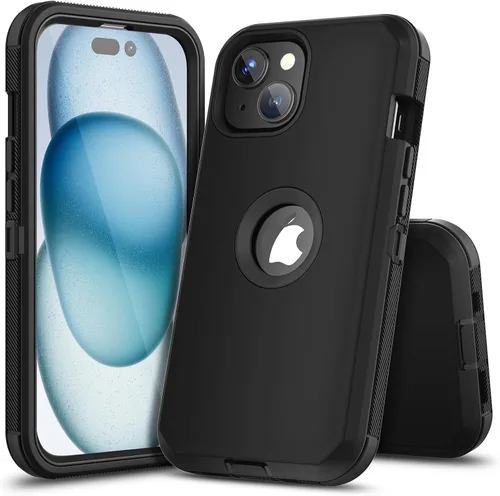 Vista 32 de COOYA Funda para iPhone Air de Protección Completa del Cuerpo contra Caídas, Funda Resistente a Prueba de Golpes de 3 Capas, Híbrida de Servicio