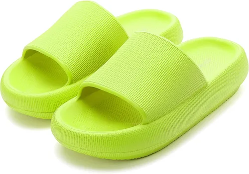 Vista 6 de BRONAX Pantuflas Cloud para mujeres y hombres Pantuflas de almohada sandalias de baño Extremadamente cómodas Suela gruesa acolchada