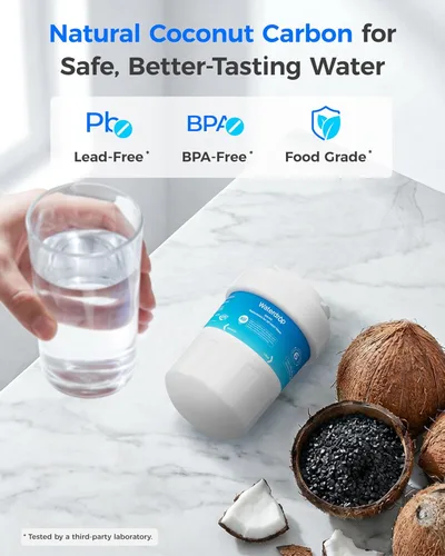 Vista 6 de Waterdrop WD-F13 Filtro de agua, recambio para GE® SmartWater® MWF®, MWFINT, MWFP, MWFA, GWF, HDX FMG-1, Kenmore® 9991, GSE25GSHECSS, WFC1201