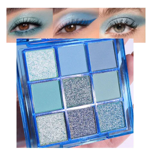 Vista 28 de CAKAILA Paleta de sombra de ojos mate de 10 colores, color gris y gris topo, paleta de sombra de ojos neutra, paleta de maquillaje de larga