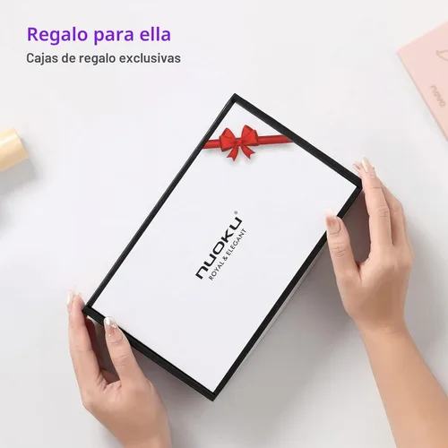 Vista 9 de nuoku Bolso pequeño para mujer, cartera con bloqueo RFID, bolso cruzado con bolsillo para teléfono celular 01 - negro