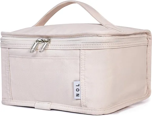 Vista 28 de NOL Natural Organic Lifestyle Bolsa de almuerzo pequeña Mini lonchera Bolsa de almuerzo aislada para hombres/mujeres A prueba de fugas Bolsa térmica