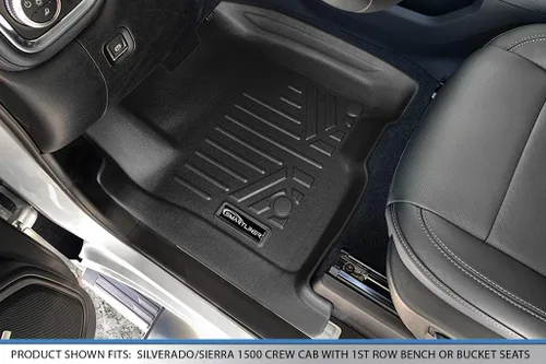 Vista 2 de SMARTLINER - Revestimientos de piso de primera fila para Chevrolet Silverado 1500 2019-2026