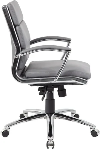 Vista 7 de Boss Office Products (BOSXK - Silla de oficina, color gris)