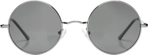 Vista 4 de COASION Gafas de sol polarizadas redondas retro con círculos UV400