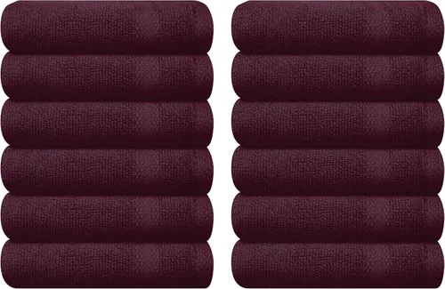 Vista 32 de GLAMBURG Juego de 2 Sábanas de Baño Extra Grandes de Algodón Premium de 700 GSM - 100% Algodón Peinado - 2 Sábanas de Baño 35x70 pulgadas - Calidad