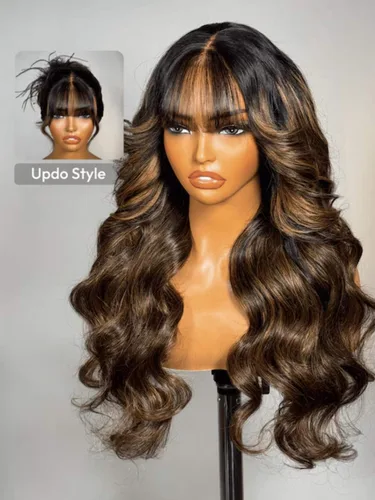 Vista 83 de Beauty Forever Bye Bye Knots - Peluca de cabello humano ondulado sin pegamento, predepilada, 7x5, encaje frontal, cabello humano suelto Peluca