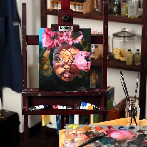 Vista 4 de Tusc & Pine Pintura al Óleo para Artistas - Juego de 40 ml de 3 - Colores Azules Surtidos - Sin Amarilleo, Consistencia Rica y Cremosa, Máxima Carga