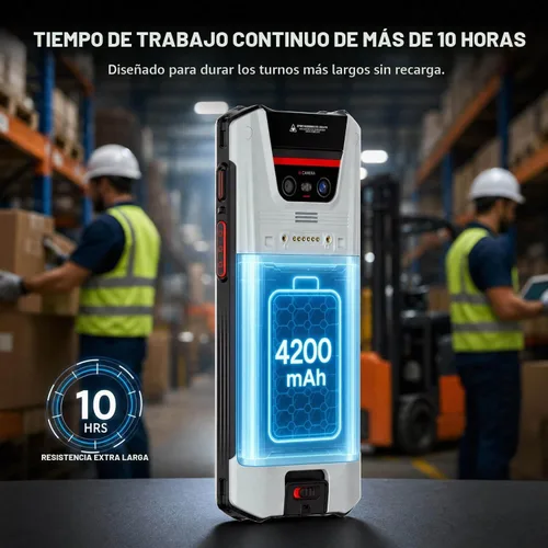 Vista 6 de Bix Escáner de código de barras Android 4+64GB incorporado 1D/2D/QR Escáner de código de barras 4G Inalámbrico Computadora móvil PDA Inventario