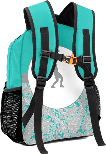Vista 3 de Personalizado Nombre Personalizado Jugador de Softbol Unisex Mochila para Niños Niños Personal de Oficina Diario, personalizado 3, Mochilas Daypack