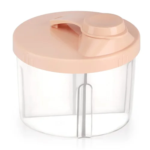 Vista 11 de Accmor - Dosificador de fórmula para bebés para llevar, contenedor giratorio sin derrames de cuatro compartimentos para llevar, contenedor de snacks