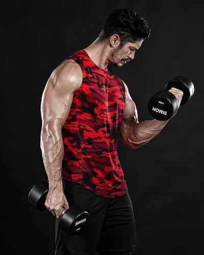 Vista 6 de DRSKIN Paquete de 4, 3 y 1 camisetas sin mangas para hombre, para entrenamiento, atlético, malla muscular, ajuste seco, gimnasio, entrenamiento