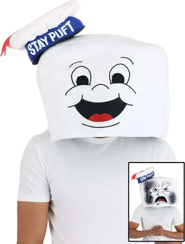 Vista 2 de Máscara de sombrero reversible Stay Puft para adultos color azul ST Azul