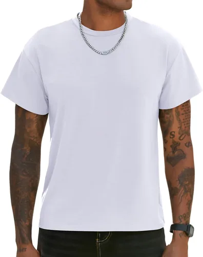 Vista 8 de Camisetas de manga corta para hombre, para gimnasio, entrenamiento, atletismo, correr, absorben la humedad, cuello redondo, ligeras