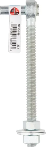 Vista 2 de National Hardware Perno de gancho de 1/2 in x 6 in acero chapado en zinc
