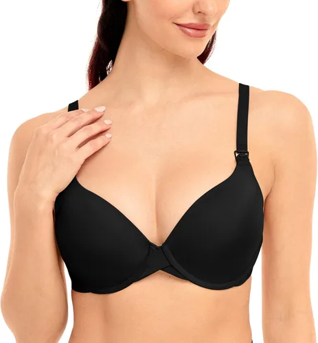 Vista 6 de GARMERA Sujetadores de lactancia para mujer, cómodos, ligeramente acolchados, brasier de maternidad suave para lactancia materna