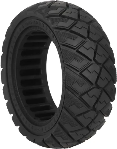 Vista 5 de Solid All-Terrain Tire 90/65-6.5 for Zero 11X Electric Scooter, Puncture Proof Honeycomb Non-Slip Replacement Wheel (1)