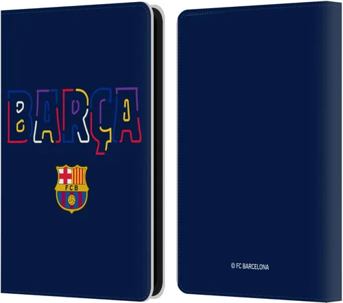 Vista 29 de Head Case Designs Funda de piel con licencia oficial del FC Barcelona Barca Crest Graphics compatible con Kindle Paperwhite 5 (2021)