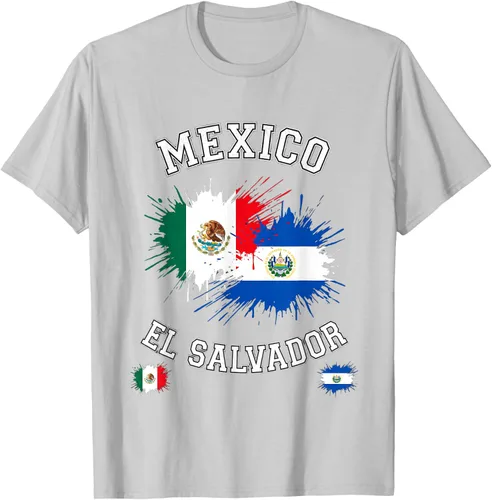 Vista 49 de Camiseta de recuerdo de la bandera vintage de El Salvador de México