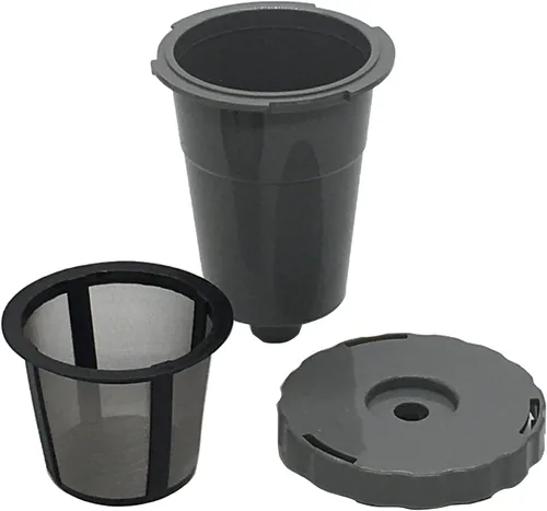 Vista 3 de Filtro de café reutilizable para Keurig, estilo My K-Cup, paquete de 2, se adapta a las series B30 B40 B50 B60 B70 y MINI Plus K15 K40/45 K55 K60/65