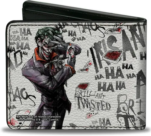 Vista 2 de Buckle-Down Billetera Joker Brillante-retorcido-loco-loco Psycho Posetarjetas Accesorio