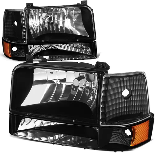 Vista 15 de Auto Dynasty Juego de Faros LED DRL 3D y Lámpara de Parachoques Compatible con Ford F-150 F-250 F-350 Bronco 1992-1996, Lado del Conductor