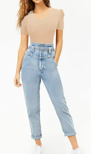 Vista 5 de SEBOWEL Body de manga corta para mujer, cuello redondo, básico, camisas, leotardo, mameluco, traje de cuerpo