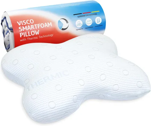 Vista 9 de Almohada para dormir lateral ACAMAR Aloe Vera Soporte de espuma viscoelástica para aliviar el dolor Funda de almohada para cuidado de la piel