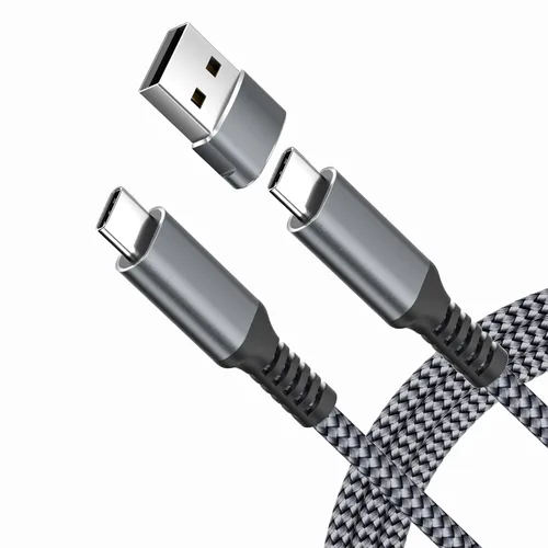Vista 11 de Elebase Cable de carga para iPad 10 A16 Generación de 3.3 pies con adaptador USB, cable cargador USB tipo C en ángulo de 90 grados 100W para iPad