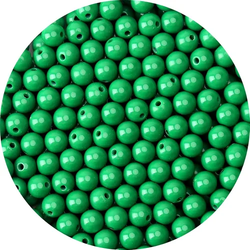 Vista 38 de BONNY BOXX 2000 piezas 4 mm cuentas redondas de acrílico de zafiro suave, bolas de plástico de chicle de burbujas, cuentas gruesas de bolas